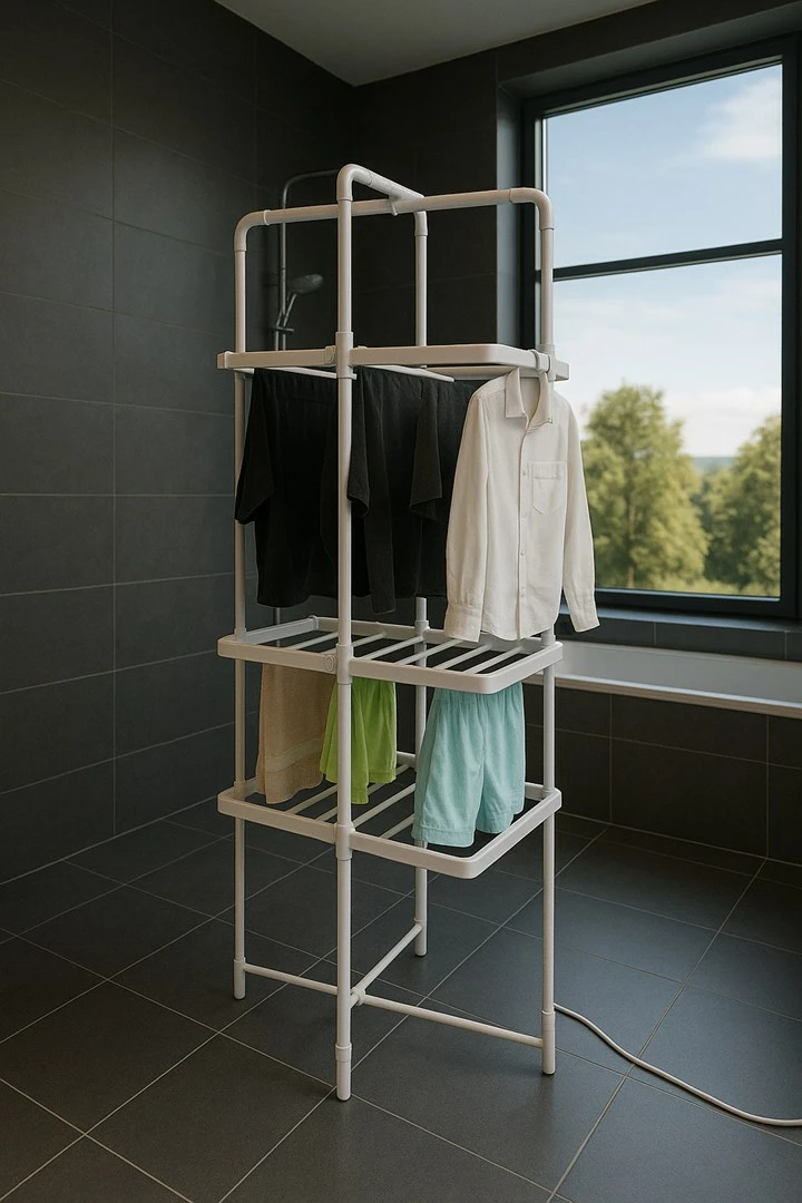 Električna sušilnica perila Adler AD 7829, zložljiva, bela