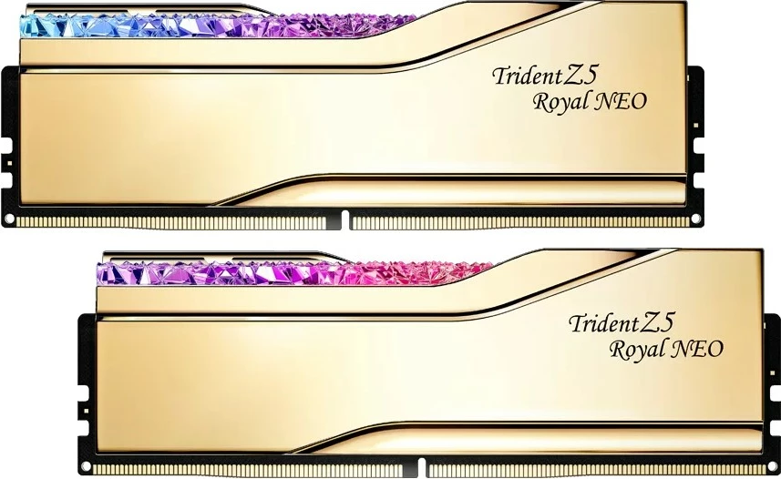 RAM memorija 32GB (2x16GB) DDR5 6400 MT/s, zlata - G.Skill Trident Z5 Royal NEO