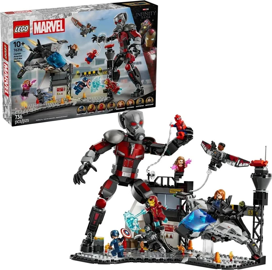 Bitka Captain America: Civil War, LEGO Marvel 76314