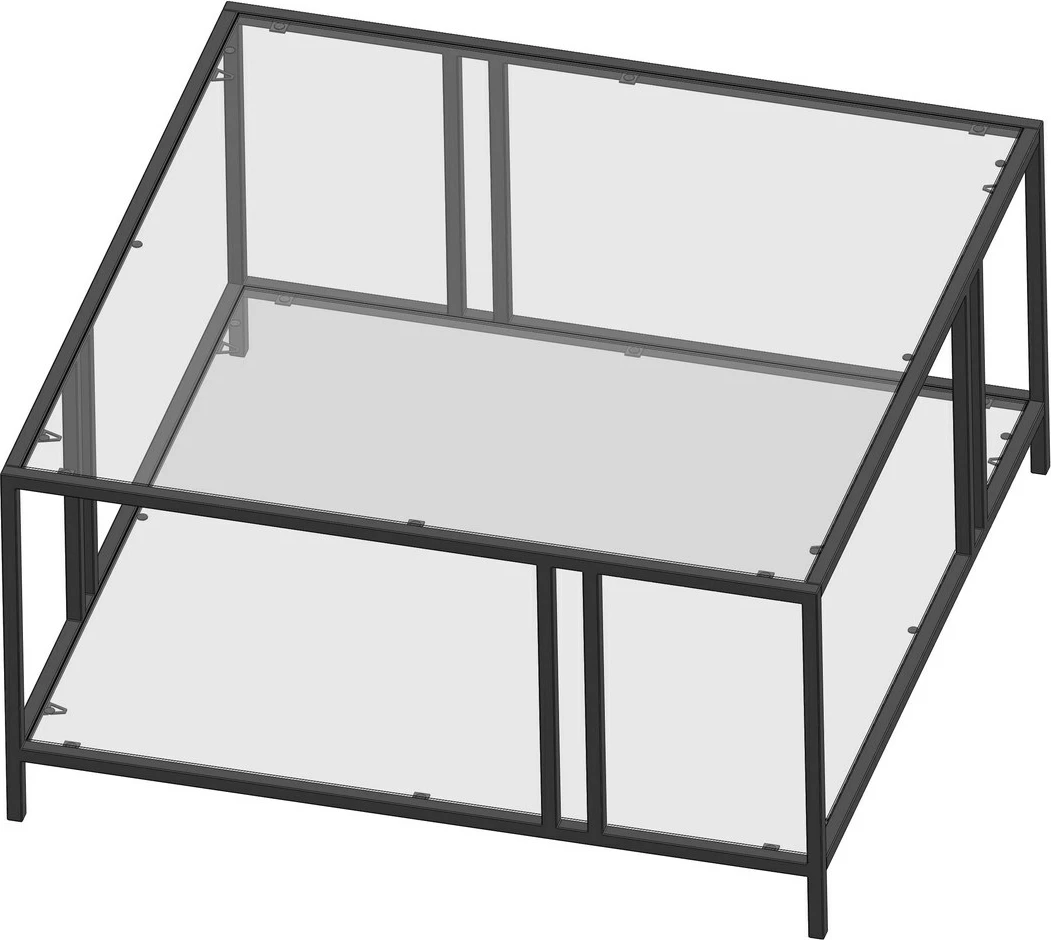 Kavna mizica Skye Decor Uranüs, črna