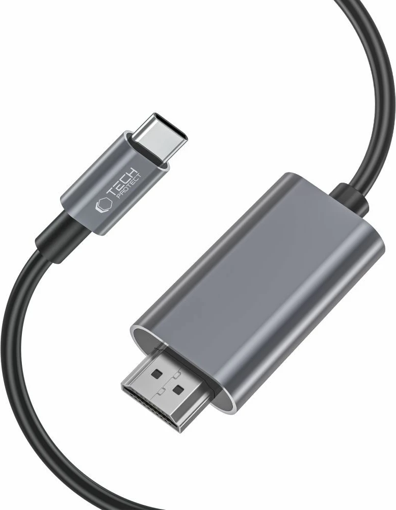 Kabel USB-C v HDMI, Tech-Protect UltraBoost, 4K 60Hz, 2 m, črn