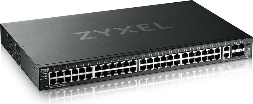 Upravljen preklopnik Layer 3 Zyxel XGS2220-54, Gigabit Ethernet (10/100/1000), vgradnja v rack
