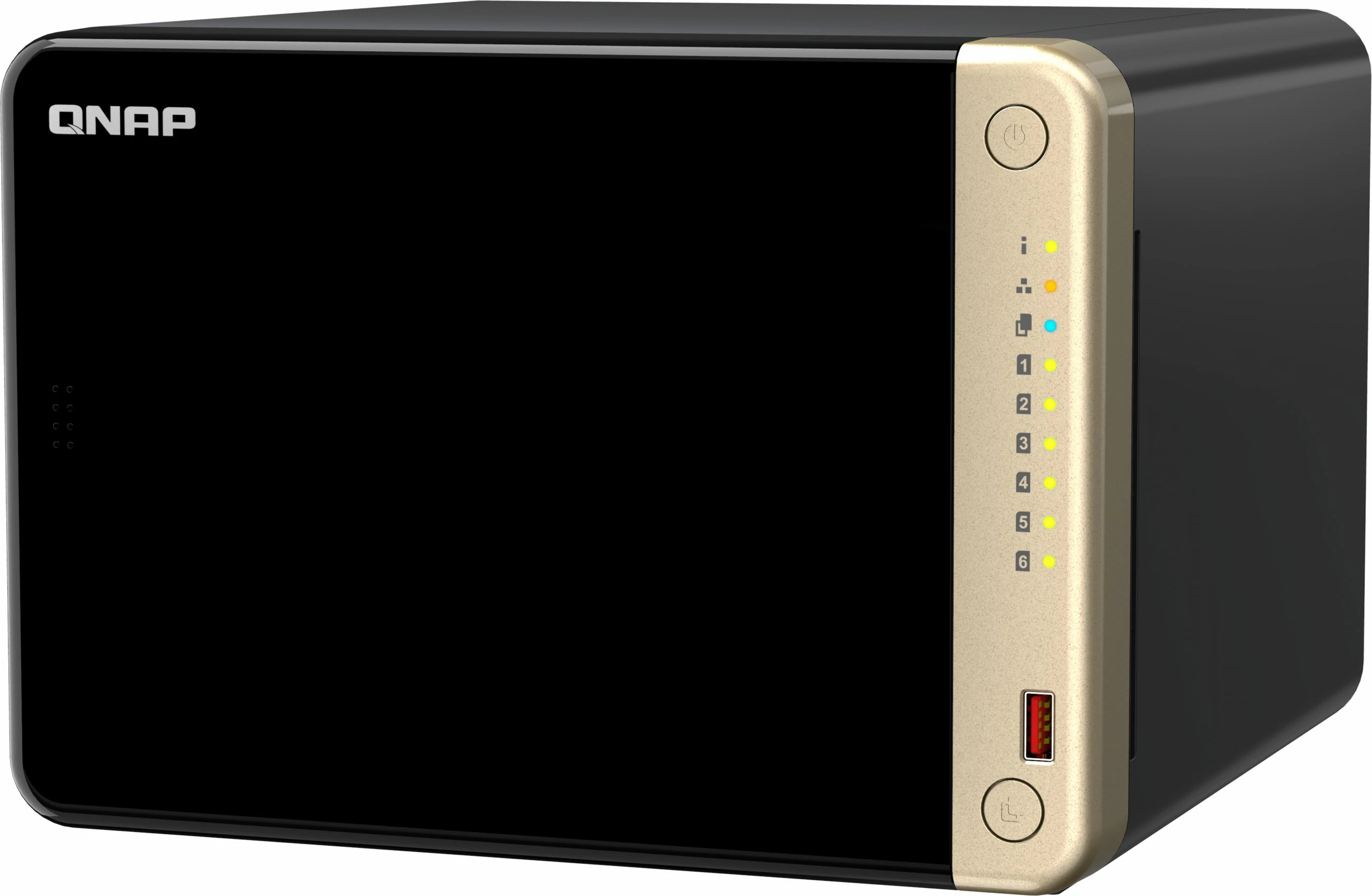 NAS QNAP TS-664, Intel Celeron N5095, 8 GB, stolp