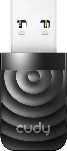 Brezžični USB Cudy WU1300S, 1267 Mbps, črn