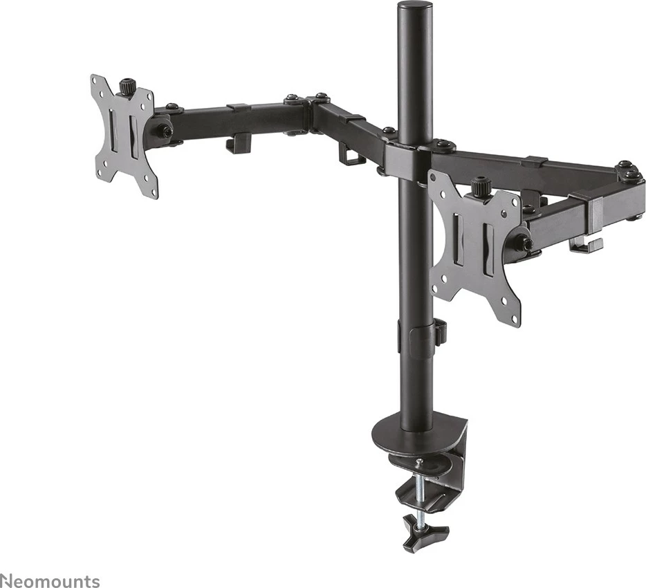 Krajša arm za dva monitorja Neomounts Newstar FPMA-D550DBLACK, 8 kg, 10"-32", črn