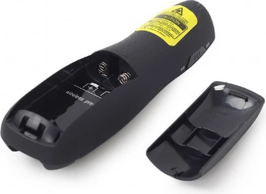 Brezžični predstavljalnik z laserjem Gembird WP-L-12, črn