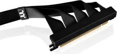 Riser kabel PCI-E 4.0, 400 mm, kot 90°, Thermaltake, črn
