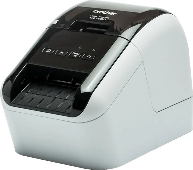 Profesionalen tiskalnik etiket Brother QL-800, 300 x 600 DPI, žična povezava, črno/siv