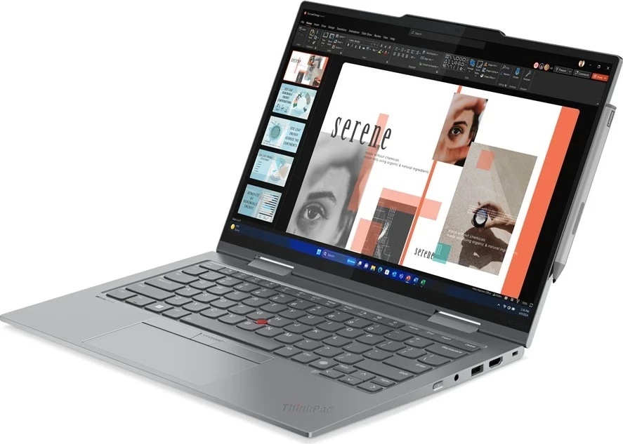 Hibridni prenosnik 2-v-1 14" WUXGA na dotik, Intel Core Ultra 7 155U, 16 GB RAM, 1 TB SSD, siv – Lenovo ThinkPad X1 Gen 9