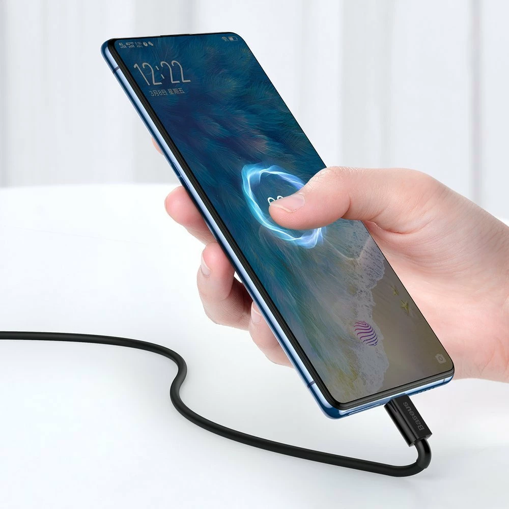 Kabel USB-A na micro USB, 1 m, 2A, črn - Baseus Superior CAMYS-01