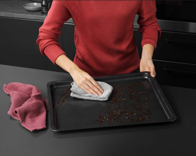 Metalna plošča za pečico AEG EASY2CLEAN A9OOAF11, črna