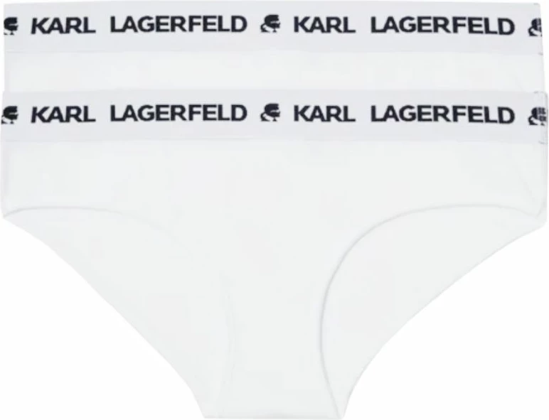 Spodnje hlačke za ženske Karl Lagerfeld, bele