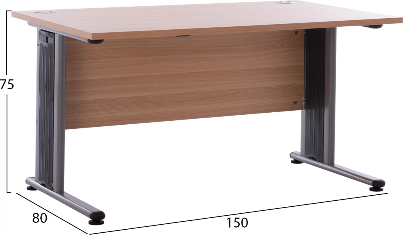 Profesionalna pisarniška miza FH2045.01 barva hrasta 150x80x75