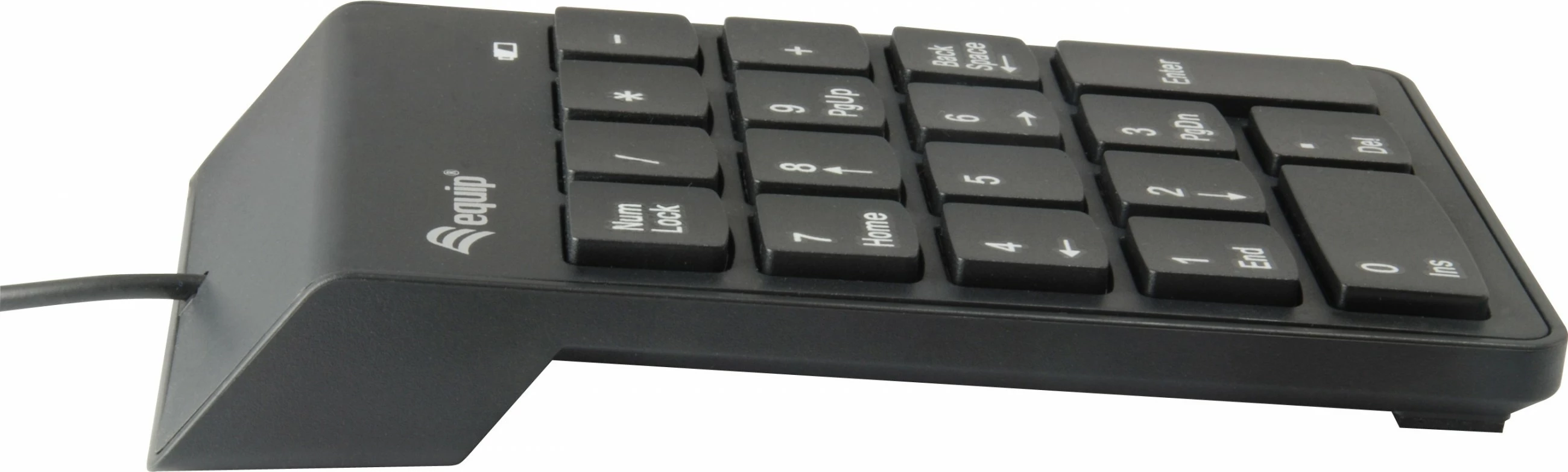 Numerična tipkovnica EQUIP USB, 18 tipk, 1,35 m, črna