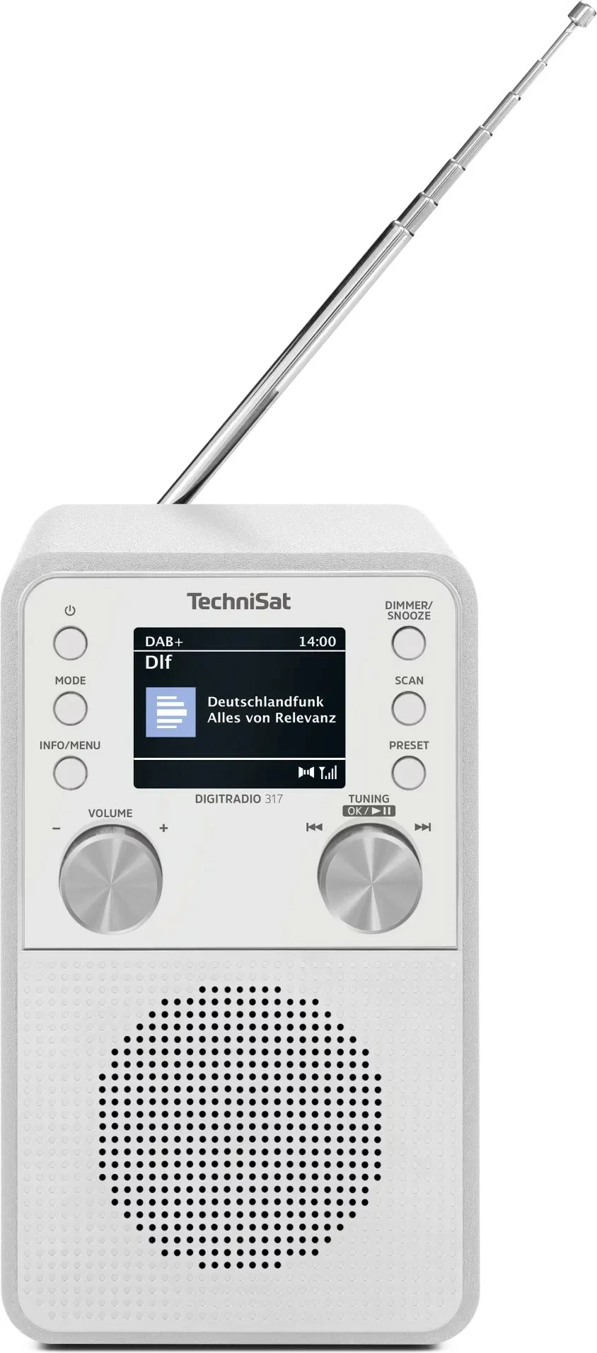 Digitalni radio TechniSat DigitRadio 317, DAB+, FM, bel