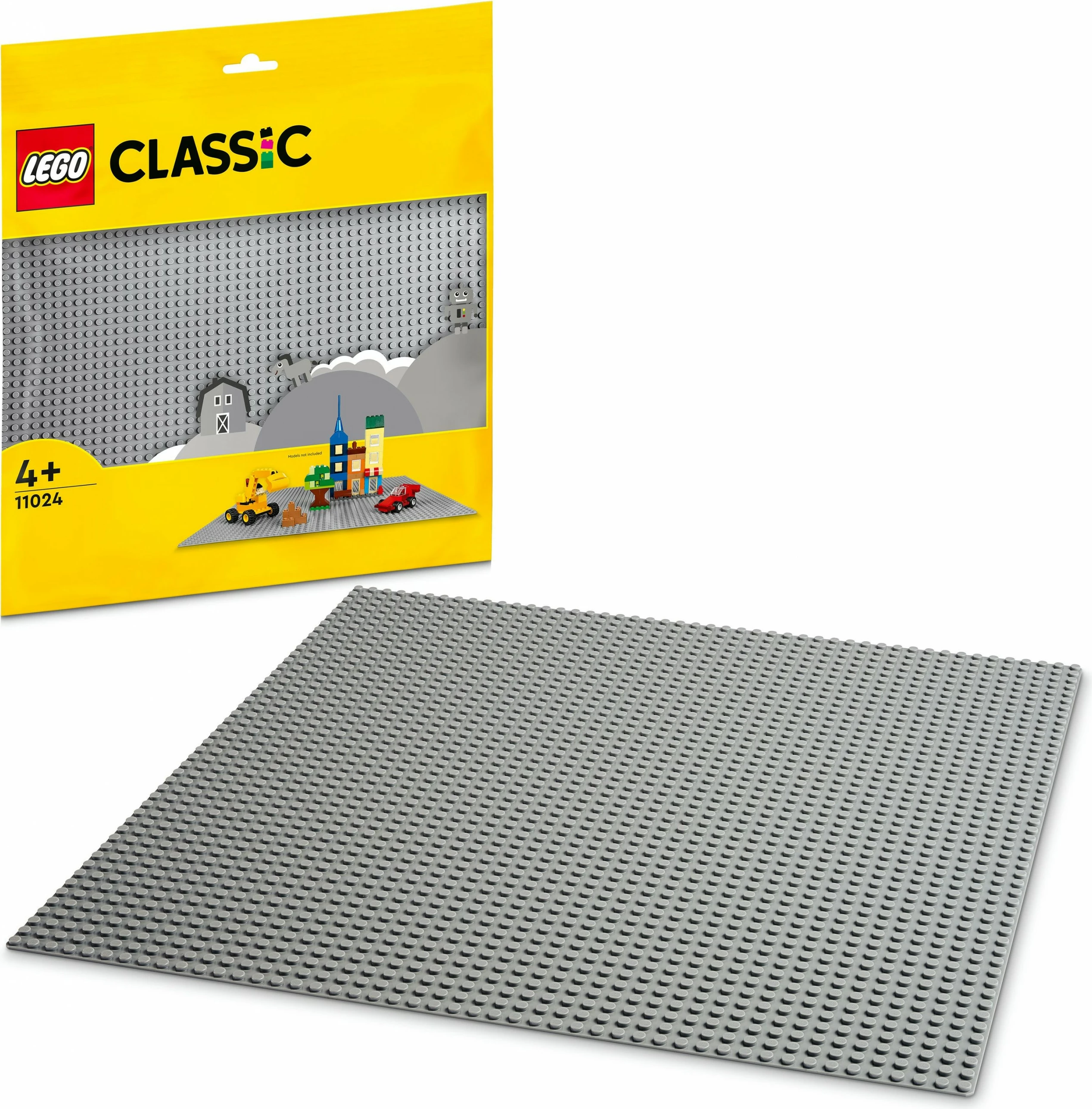 Osnovna plošča za gradnjo 48x48 mest LEGO Classic siva, plastika, večbarvna