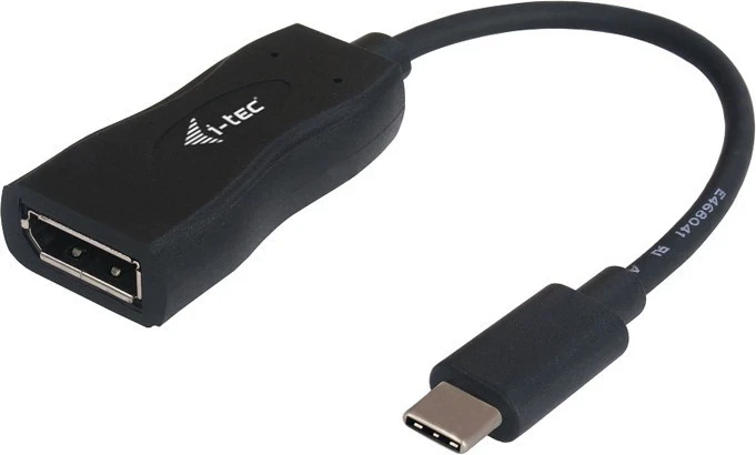Adapter USB-C na DisplayPort i-tec, črn