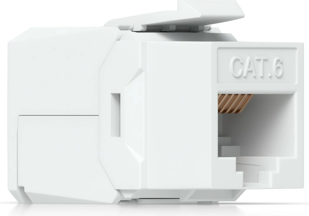 Keystone priključek Cat6, Ubiquiti, 12 kosov, bel