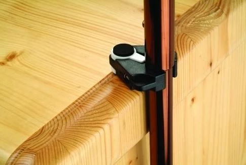 Držalo za bergle in palico SUNDO, črno