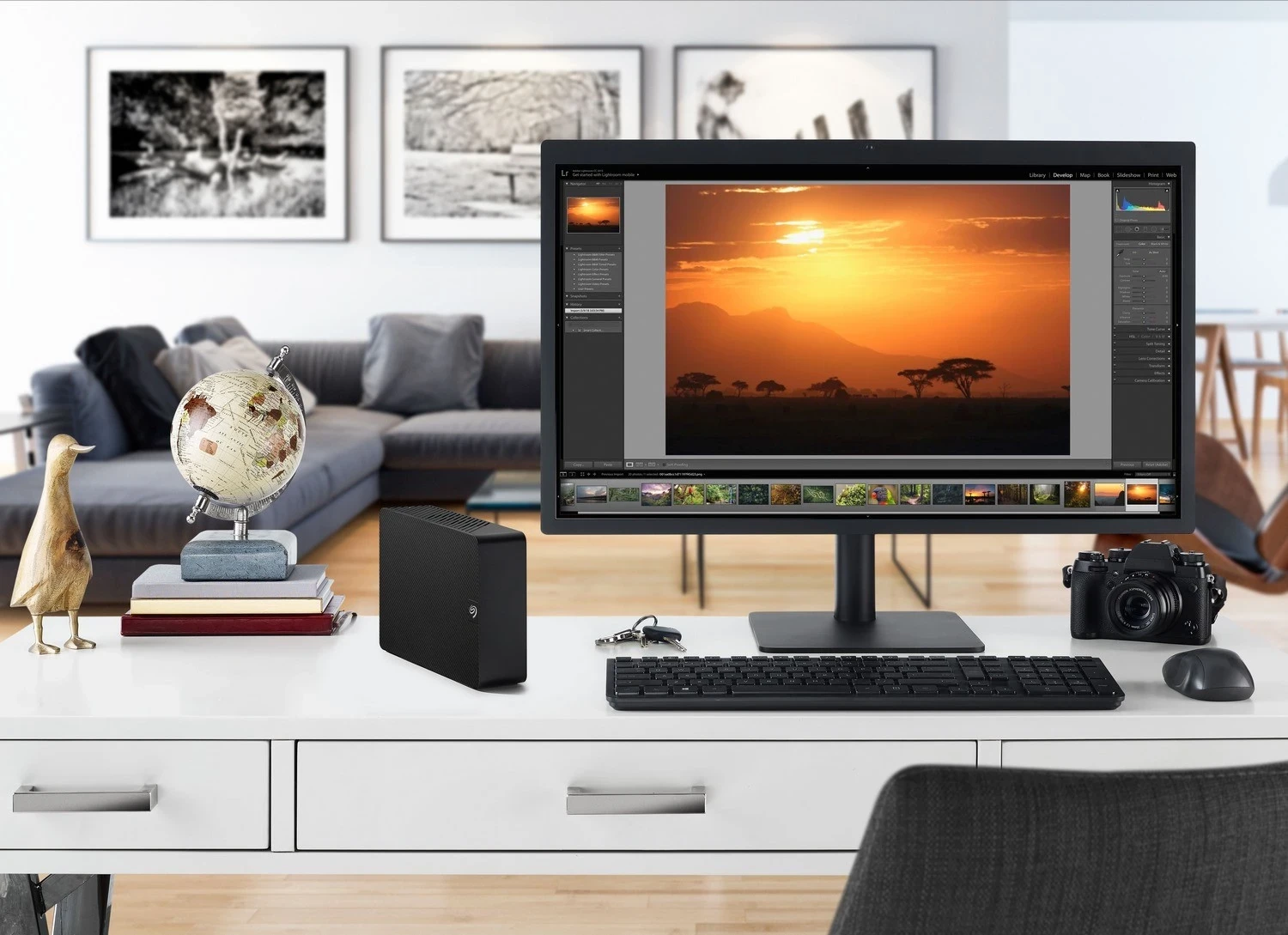 Zunanji trdi disk Seagate Expansion Desktop, 8TB, USB 3.0, črn