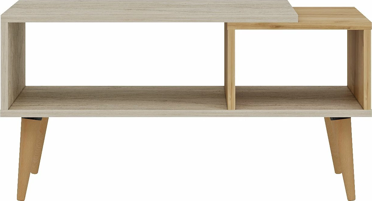 Kavna mizica Skye Decor Austin, travertin, hrast safir