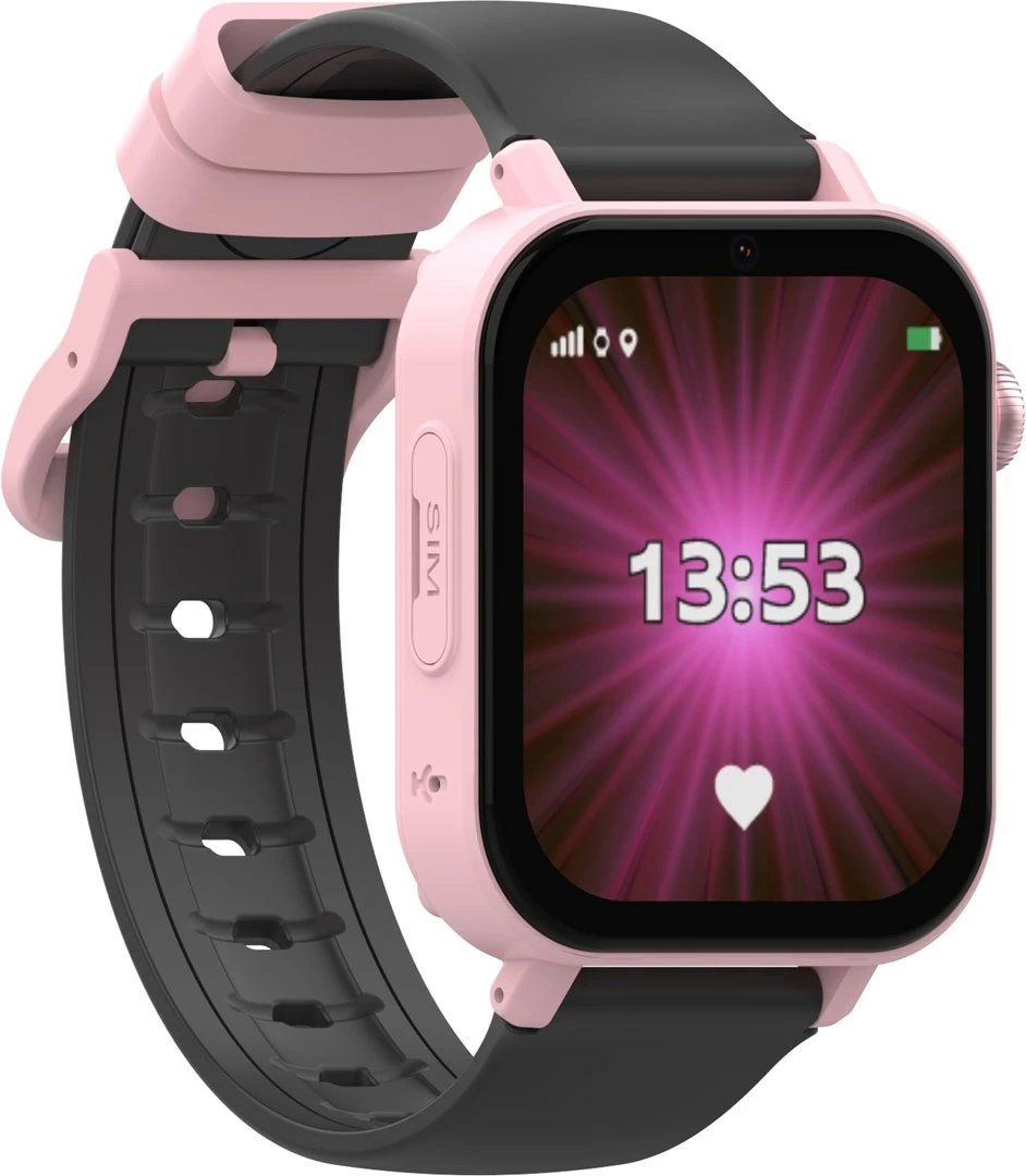 Pametna ura za otroke KiDiZ Connect, 4G LTE, GPS, 700 mAh, rožnata - KIDI