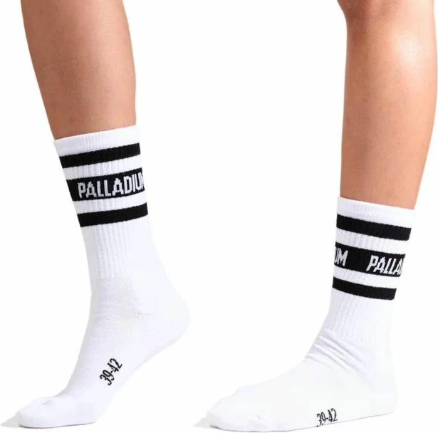 Srednje visoke nogavice Palladium za moške in ženske, bele