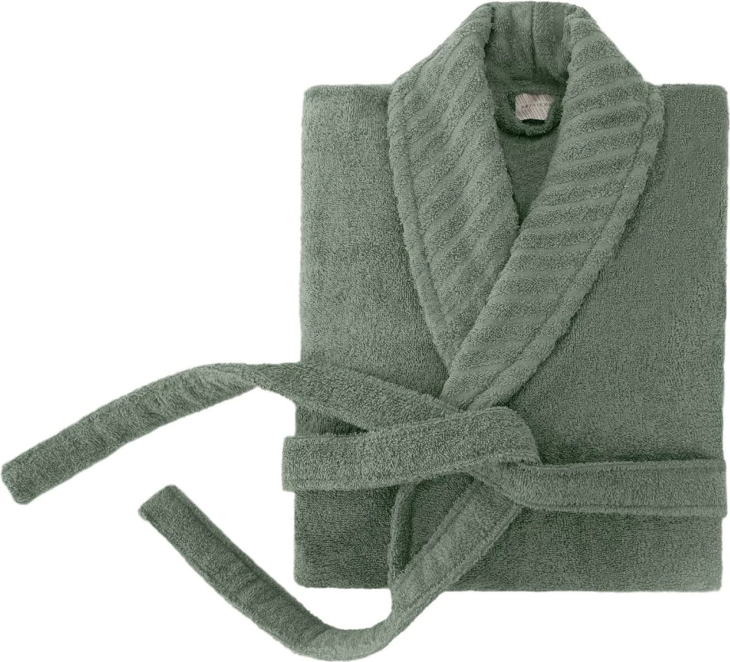 Komplet kopalnega plašča in brisač, zelena, 2 kosa, Mijölnir, 1050A-071-1