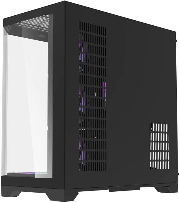 Računalniško ohišje z 7 aRGB ventilatorji, Darkflash FT418 PRO, Midi Tower, črno