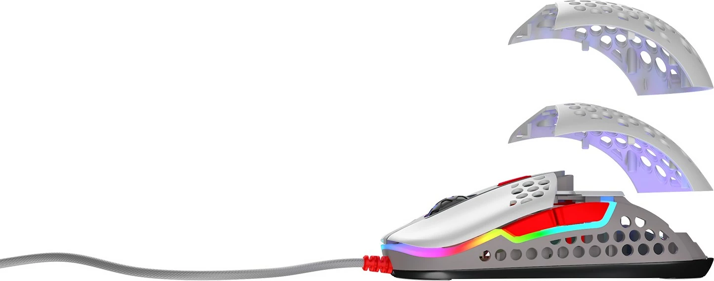 Optični miš, Cherry XTRFY M42, USB Type-A, 16000 DPI, večbarvna