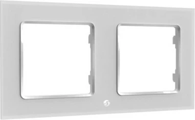 Dvojna stenska okvirna plošča Shelly Wall Frame 2, bela