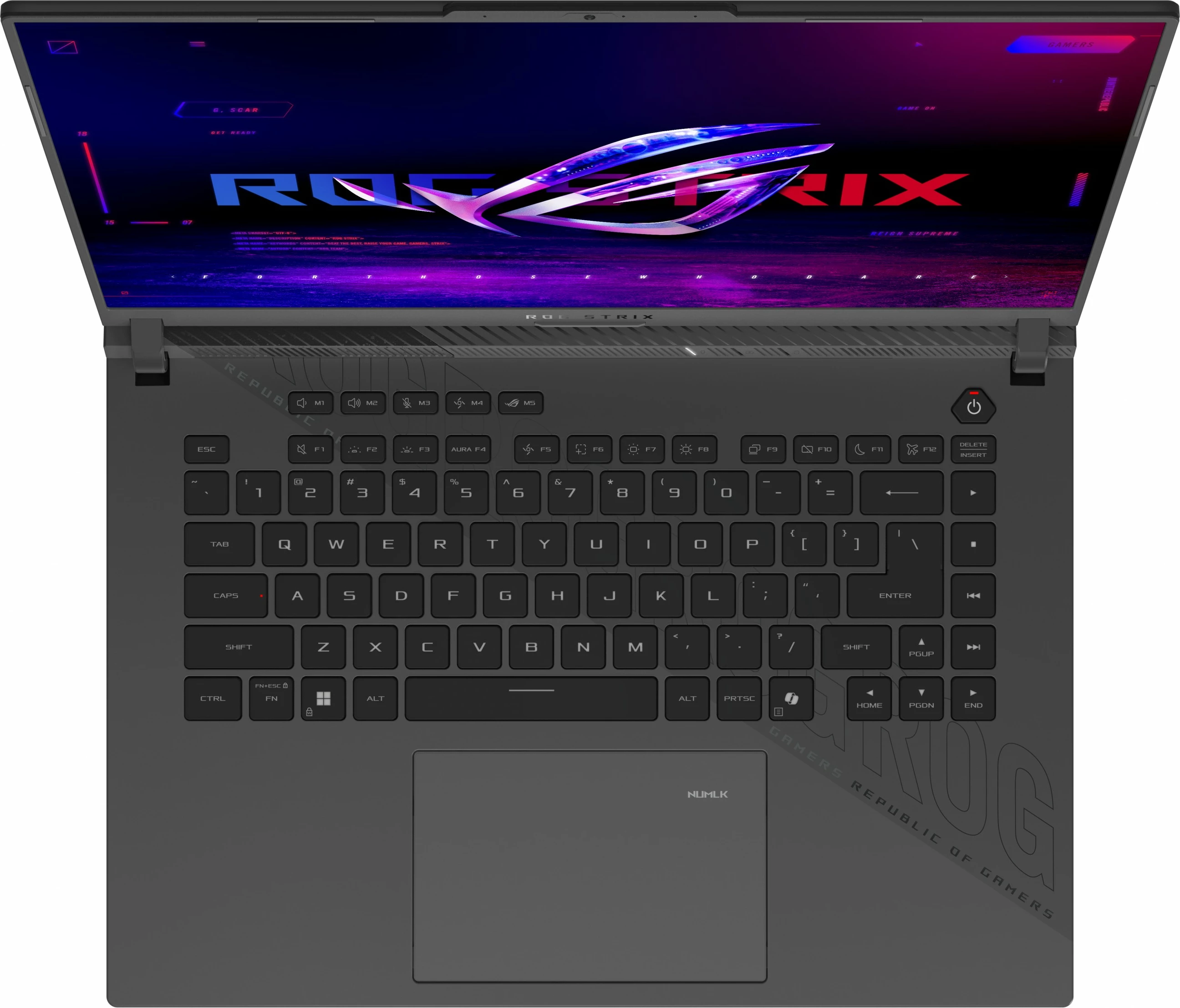 Gaming prenosnik ASUS ROG Strix G16 G614FM-RV027W, R9-9955HX, RTX5060, 16 GB RAM pomnilnik, 1 TB SSD, siv