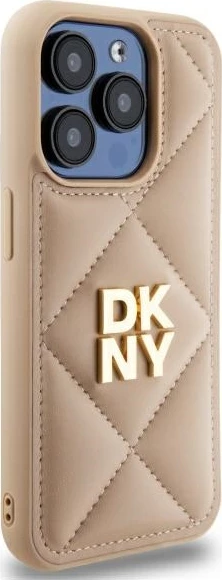 Ovitek za iPhone 15 Pro, DKNY, bež
