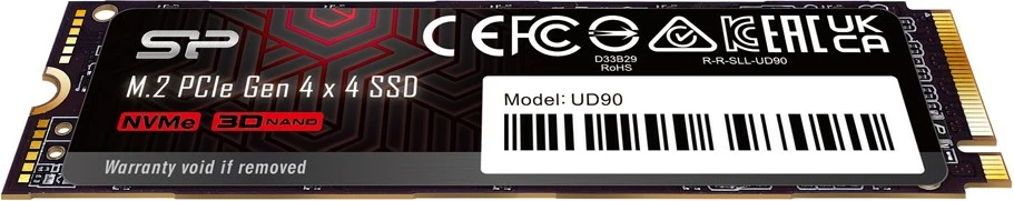 SSD 3D NAND NVMe, 2TB Silicon Power UD90 M.2