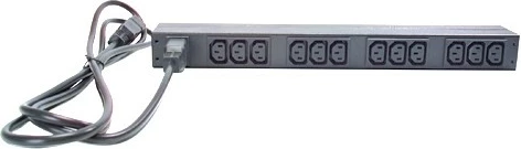 Osnovni PDU APC AP9565, 1U, 16A, 208/230V, 12x C13, črn