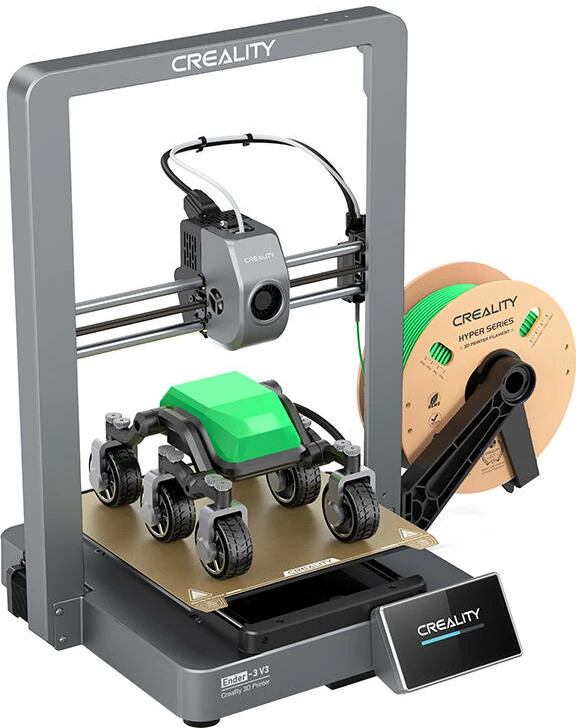 3D tiskalnik Creality Ender-3 V3, FDM, 220x220x250 mm, siv