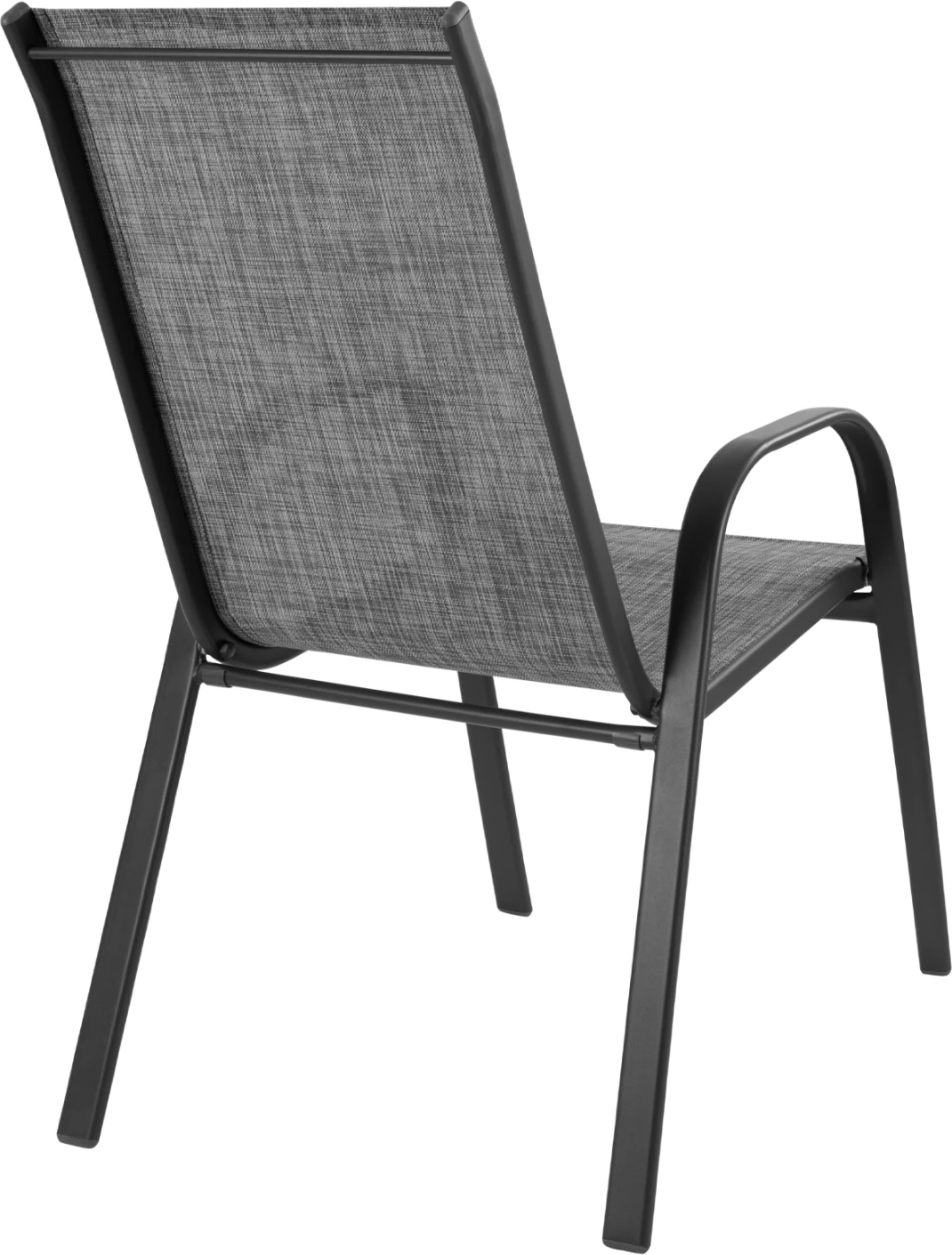 Zunanja naslanjača LEON FH5000.01 sivo kovinsko ogrodje-siva tekstilena 54x70x93Hcm