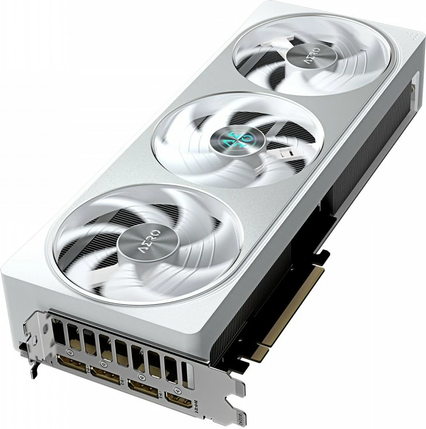 Grafična kartica Gigabyte GeForce RTX 5070 AERO OC, 12GB GDDR7, 192-bit, bela