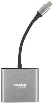 Večvratni adapter USB-C PD, HDMI 4K - Natec
