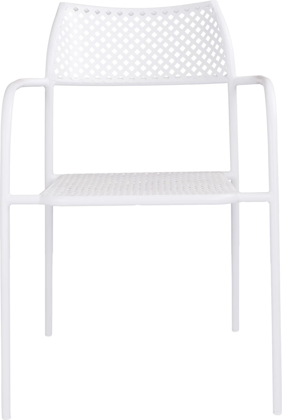 Kovinski stol v beli barvi Thetis FH5173.12 55x57x79 cm