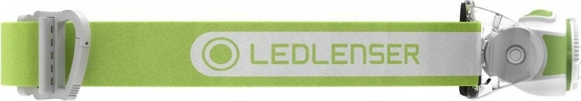 Svetilka za glavo Ledlenser MH3, Polymethyl methacrylate, 200 lm, zelena, bela