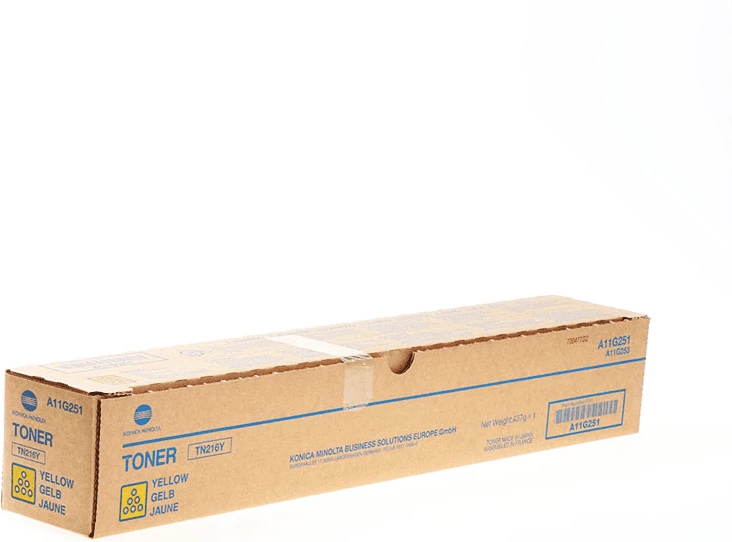 Toner kartuša Konica Minolta TN216Y, A11G251, 26.000 strani, standard, rumena