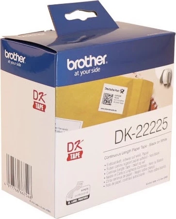 Zvitki etiket, Brother DK-22225, 38 mm x 30,48 m, beli