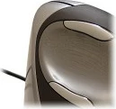 Vertikalna miška Evoluent Vertical Mouse 4, 6 gumbov, z žico, za levo roko