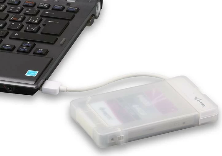 Zunanje računalniško ohišje i-tec MySafe USB 3.0 Easy, za HDD/SSD 2,5\", belo
