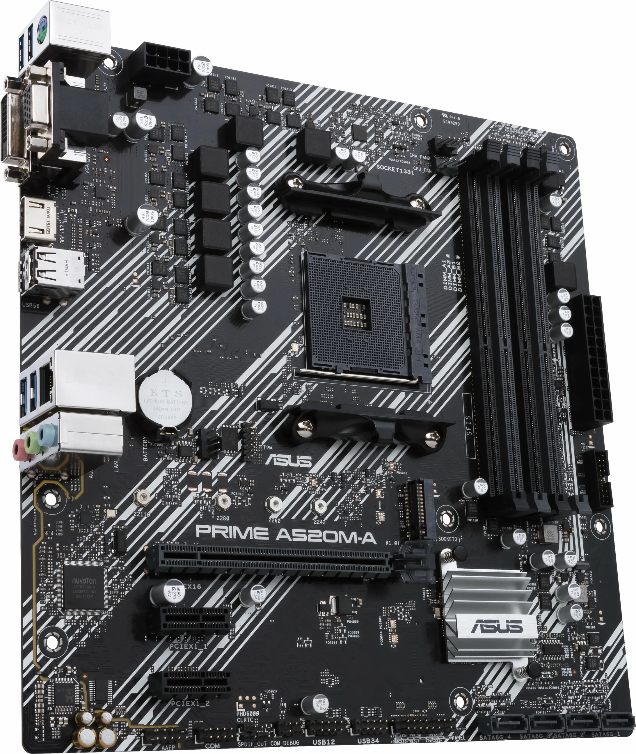 Plošča z matično ploščo ASUS PRIME A520M-A II/CSM, Socket AM4, micro ATX