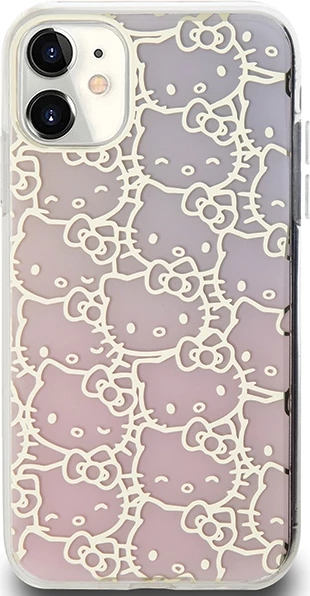 Ovitek za pametni telefon IML z rožnatim gradient motivom Hello Kitty za iPhone 11/XR