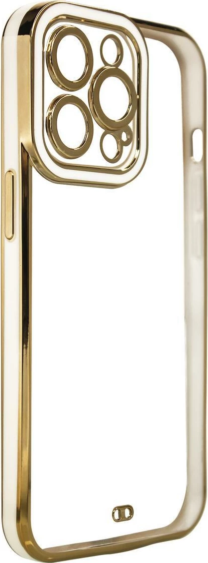 Prozoren ovitek z zlatim okvirjem za Samsung Galaxy A12 5G, Hurtel