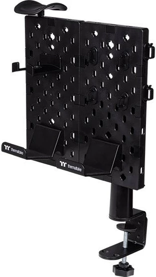 Majhen pegboard za gaming Thermaltake, jeklo, črn