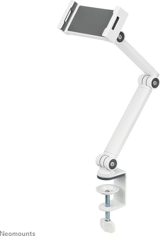 Namizni nosilec za tablico Newstar Neomounts DS15-545WH1, univerzalen, gibljiv, bel